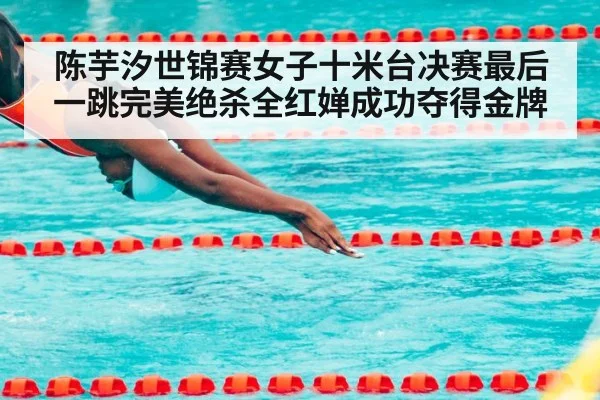 陈芋汐世锦赛女子十米台决赛最后一跳完美绝杀全红婵成功夺得金牌